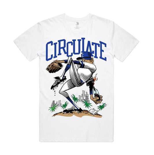 Circulate Knuckle Ball T-Shirt White