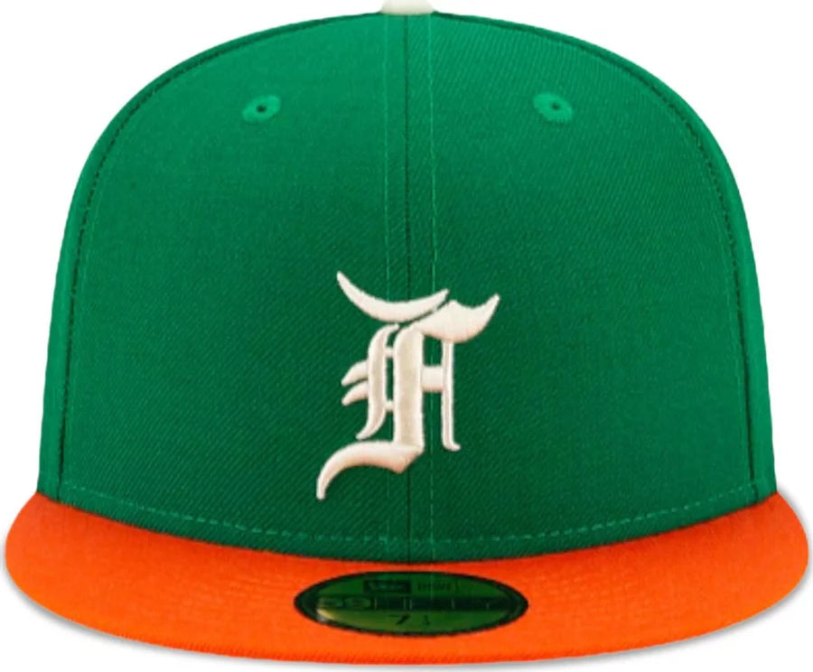 Fear of God Essentials New Era 59Fifty Fitted Green/Orange