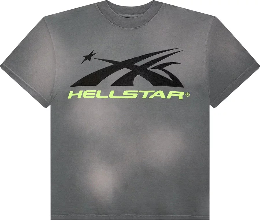 Hellstar Sports Core Logo Gel T-Shirt Grey