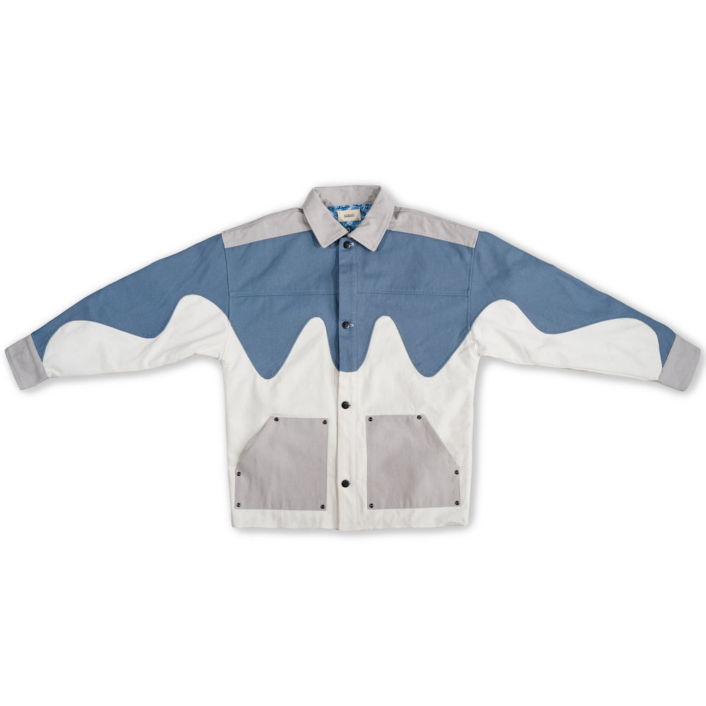 Sango Watta Jacket Pacific Blue, Off White, Cloud Grey