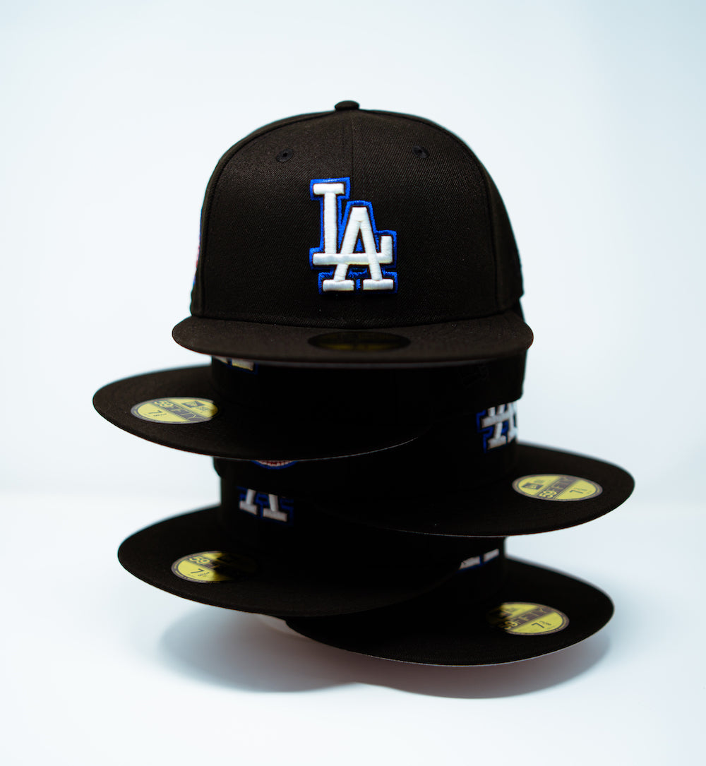 New Era Los Angeles Dodgers "Blue Rose" 59fifty Fitted Black/Metallic Blue