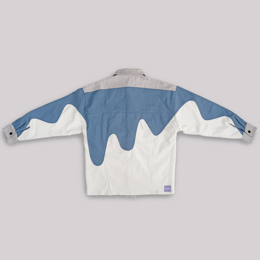 Sango Watta Jacket Pacific Blue, Off White, Cloud Grey