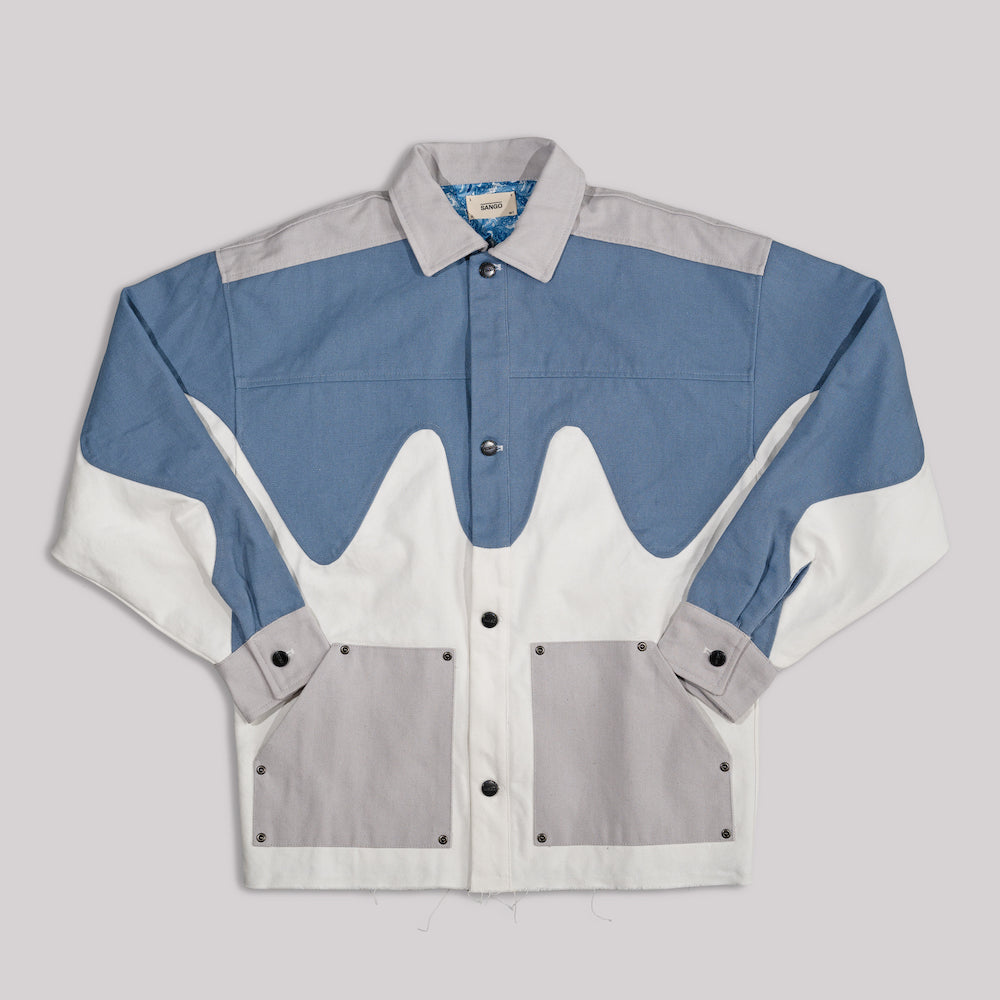 Sango Watta Jacket Pacific Blue, Off White, Cloud Grey