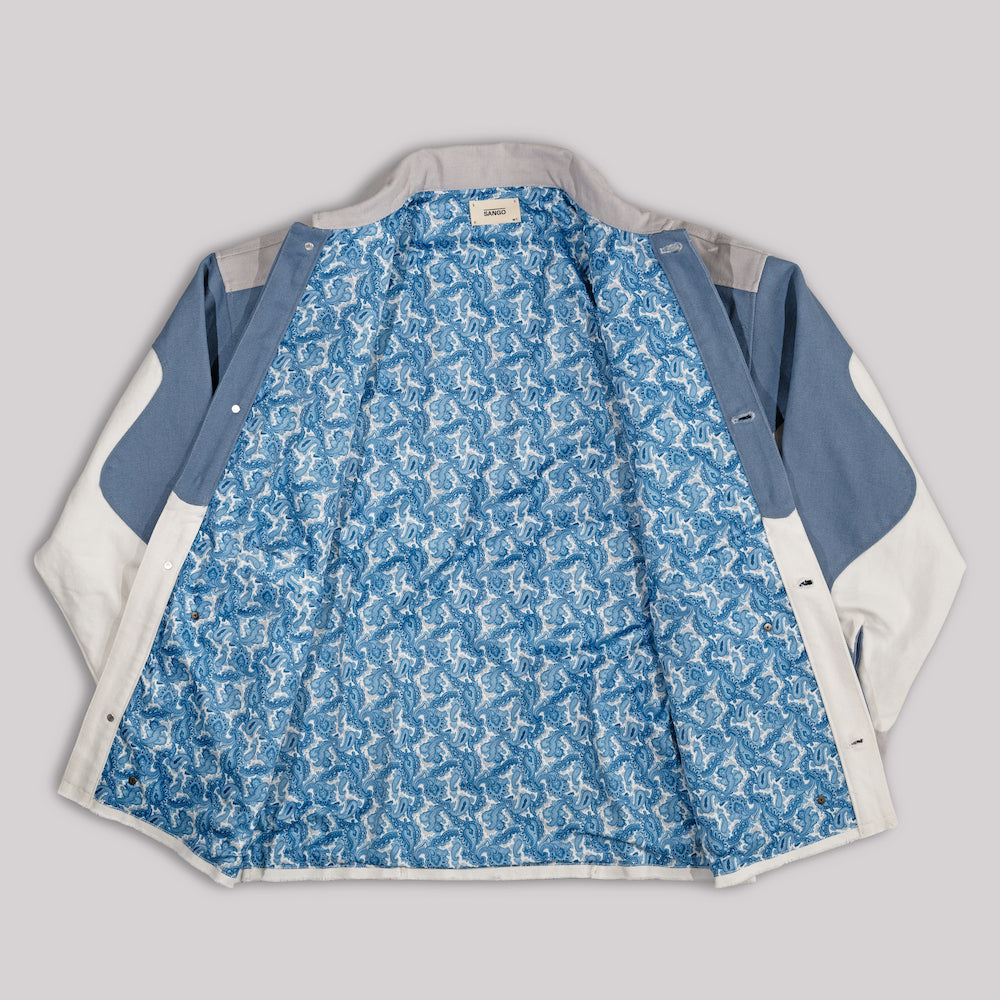 Sango Watta Jacket Pacific Blue, Off White, Cloud Grey