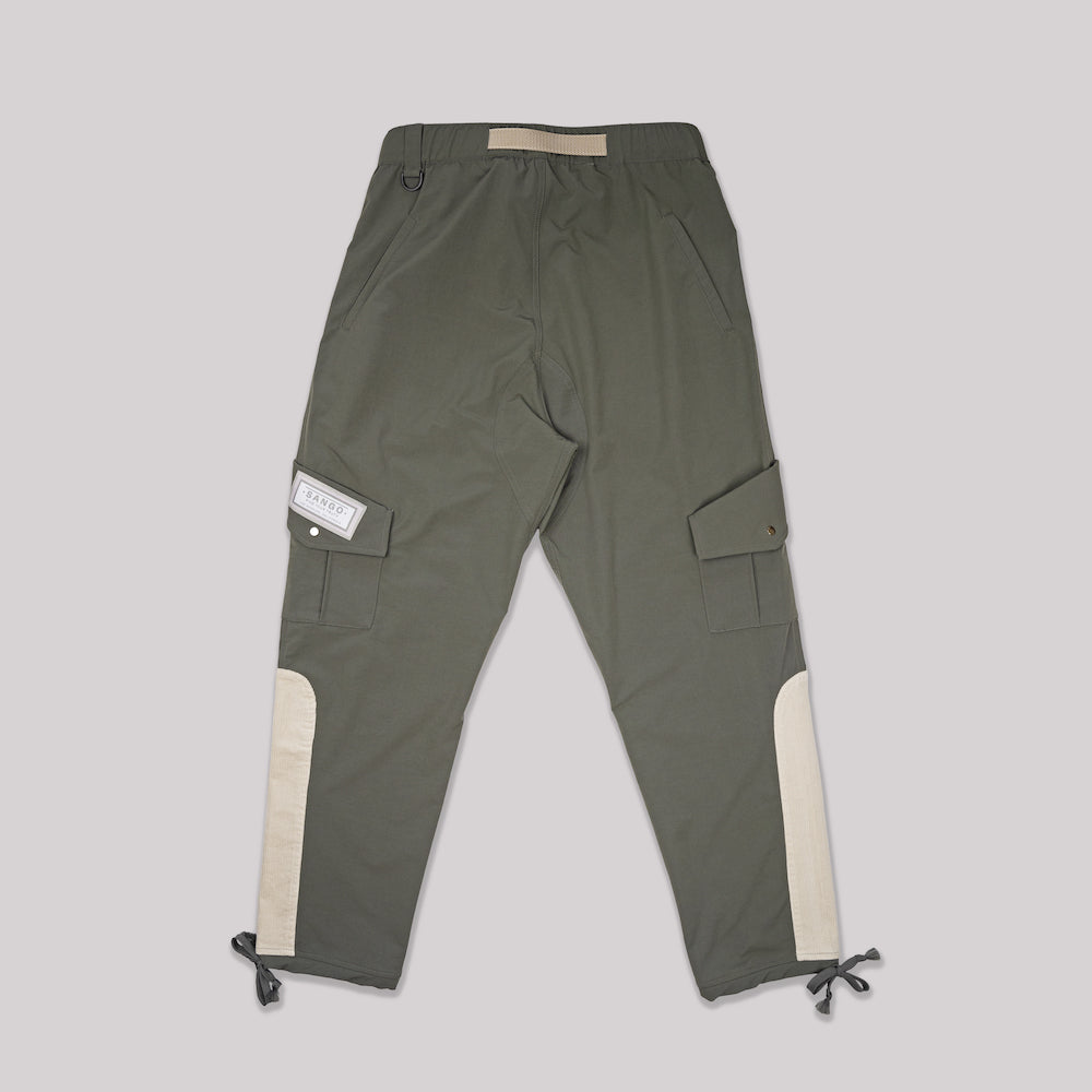 Sango Commuter Nylon Cargo Pants Sage & Ivory