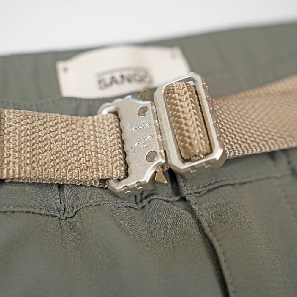 Sango Commuter Nylon Cargo Pants Sage & Ivory