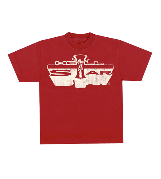 Hellstar Studios Jesus Emblem T-Shirt Red