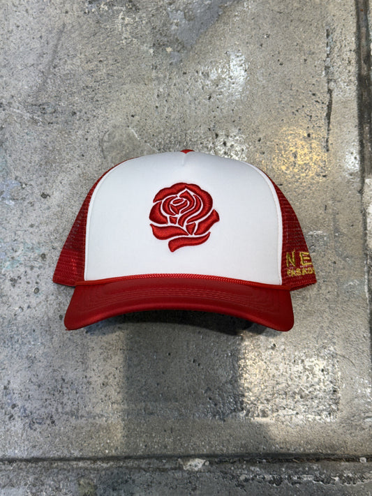 Neo Rose Trucker Hat White/Red