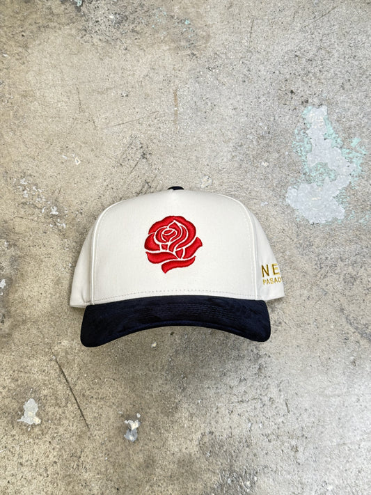 Neo Rose Suede Pack Chrome/Navy Snapback