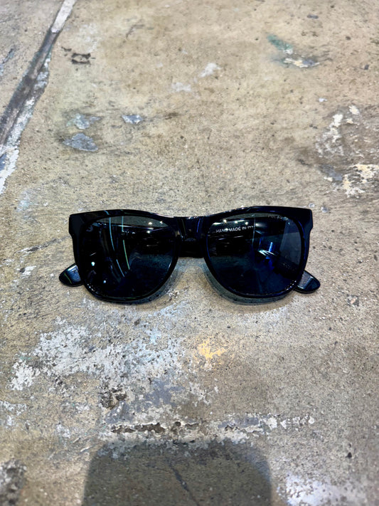 RetroSuperFuture Classic Black Polarized Sunglasses