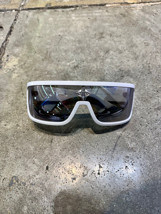 Louis Vuitton Cyclone Sport Mask White Sunglasses