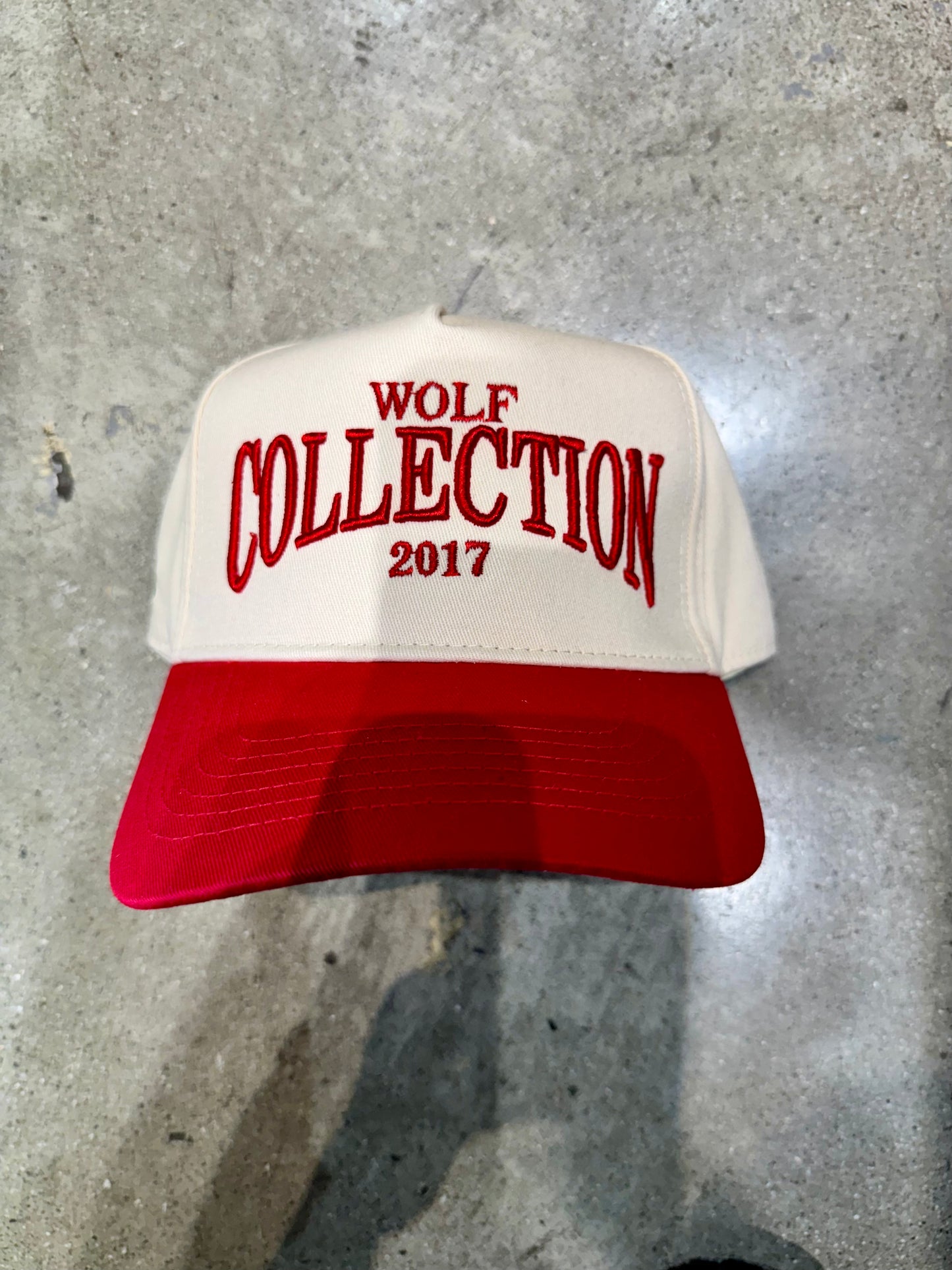 Wolf Collective "Collection" Snapback Cream/Red