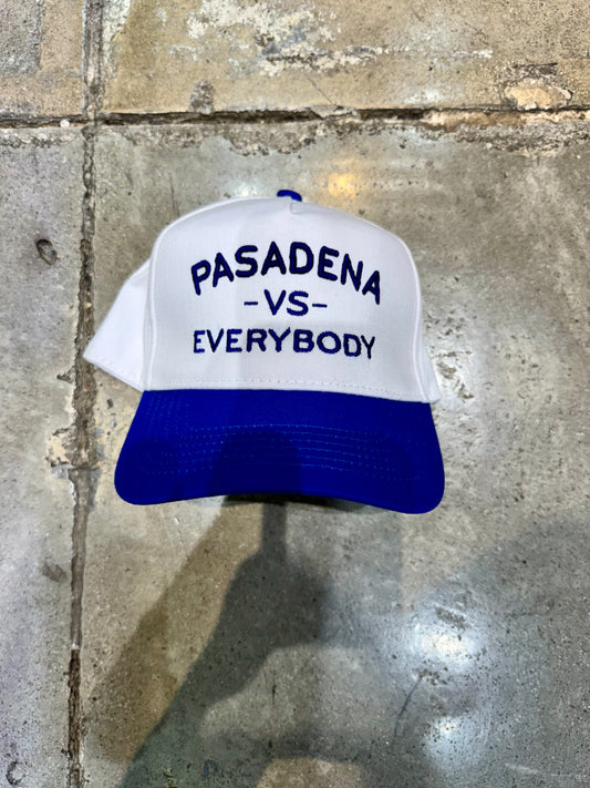 Wolf Collection "Pasadena Vs Everybody" Snapback White/Blue