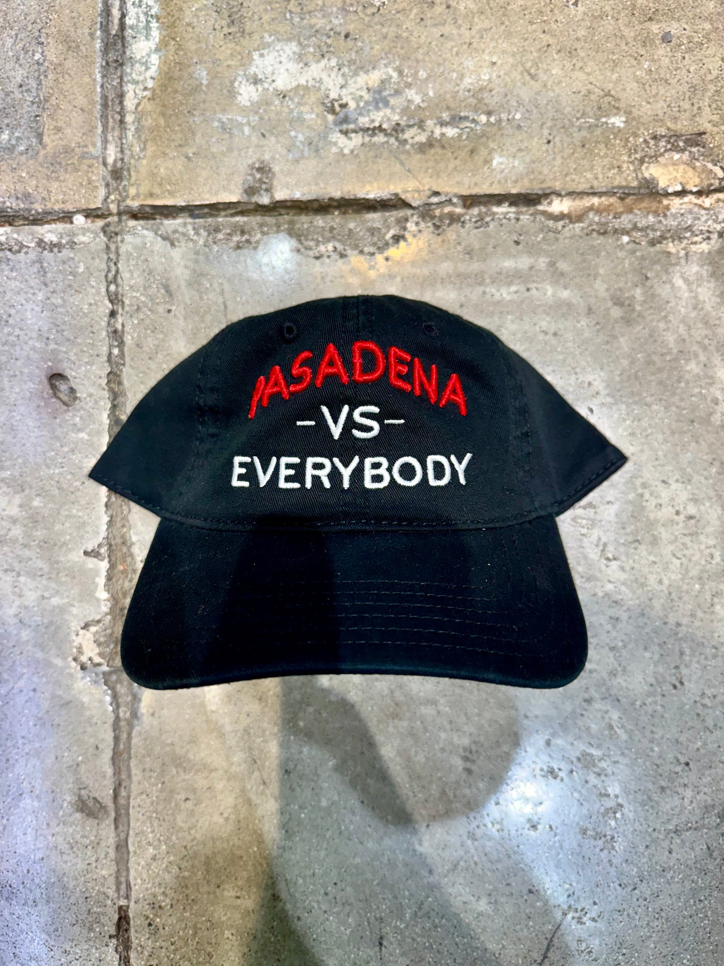 Wolf Collection "Pasadena VS Everybody" Dad Hat Black