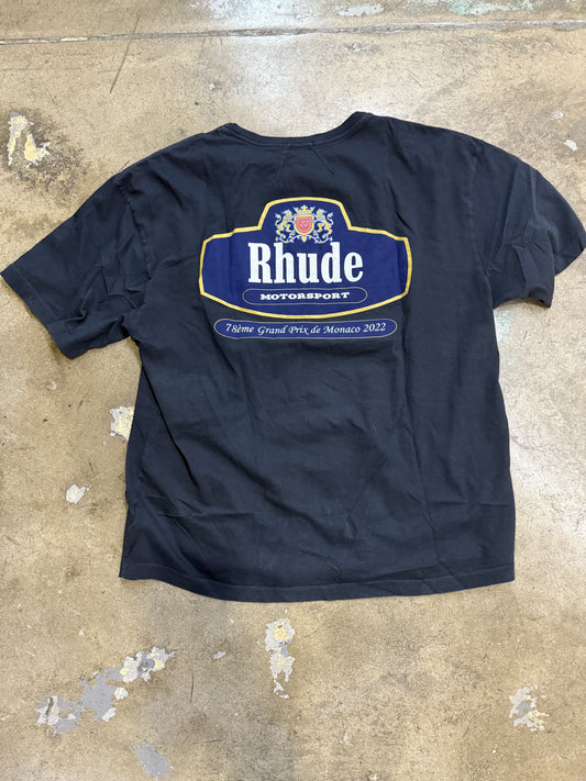 Rhude Motorsport T-shirt Navy XL