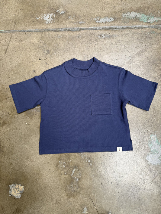 Playground Kid's Pocket T-Shirt Blue