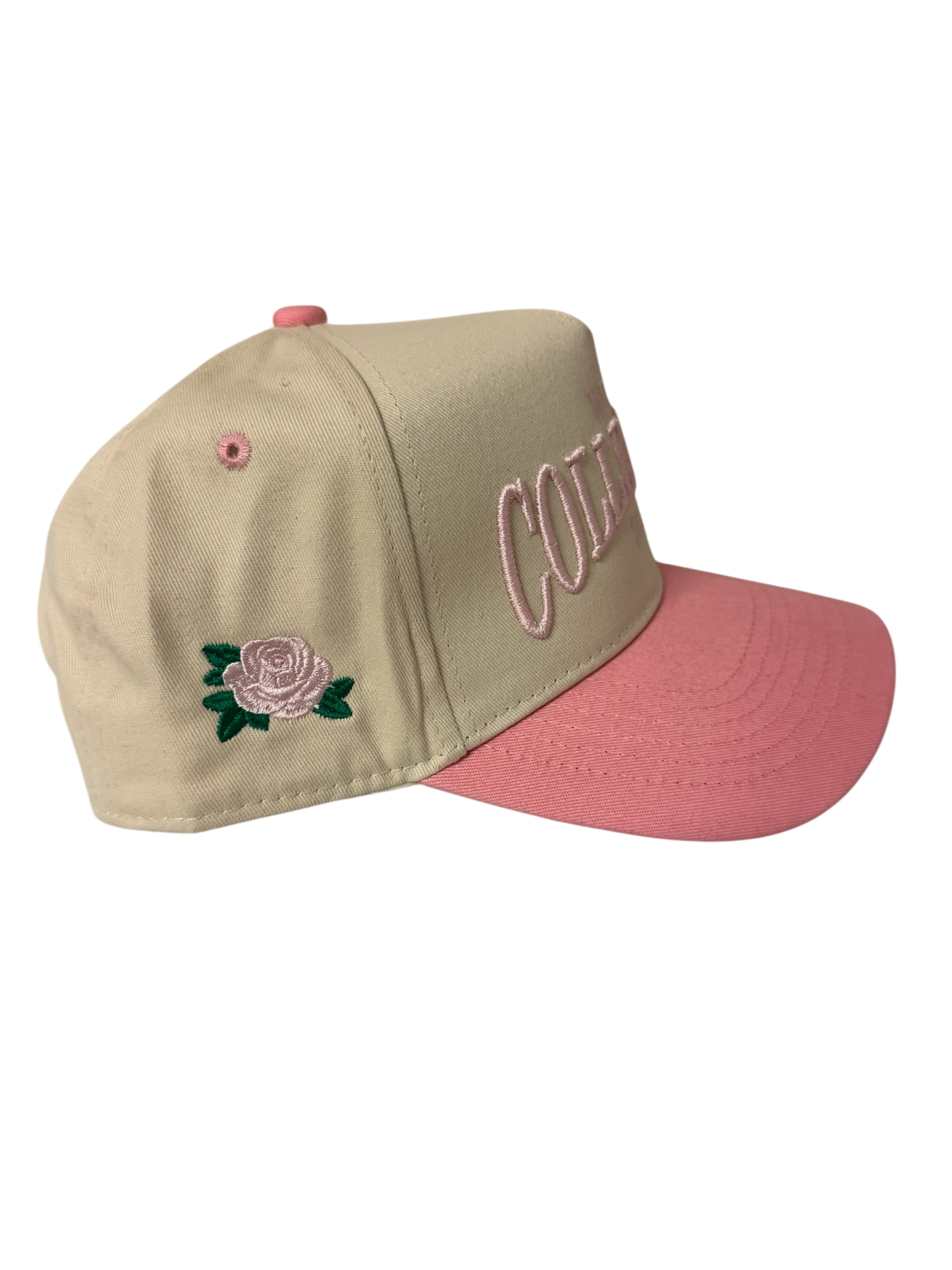 Wolf Collective "Collection" Snapback Cream/Pink