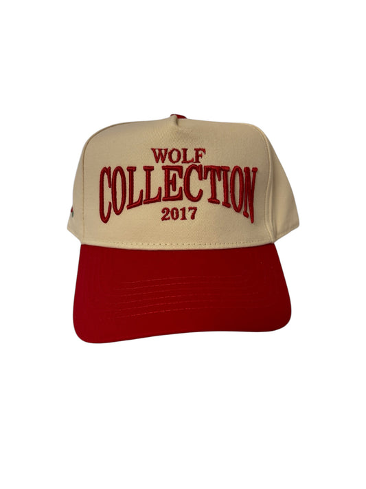 Wolf Collective "Collection" Snapback Cream/Red