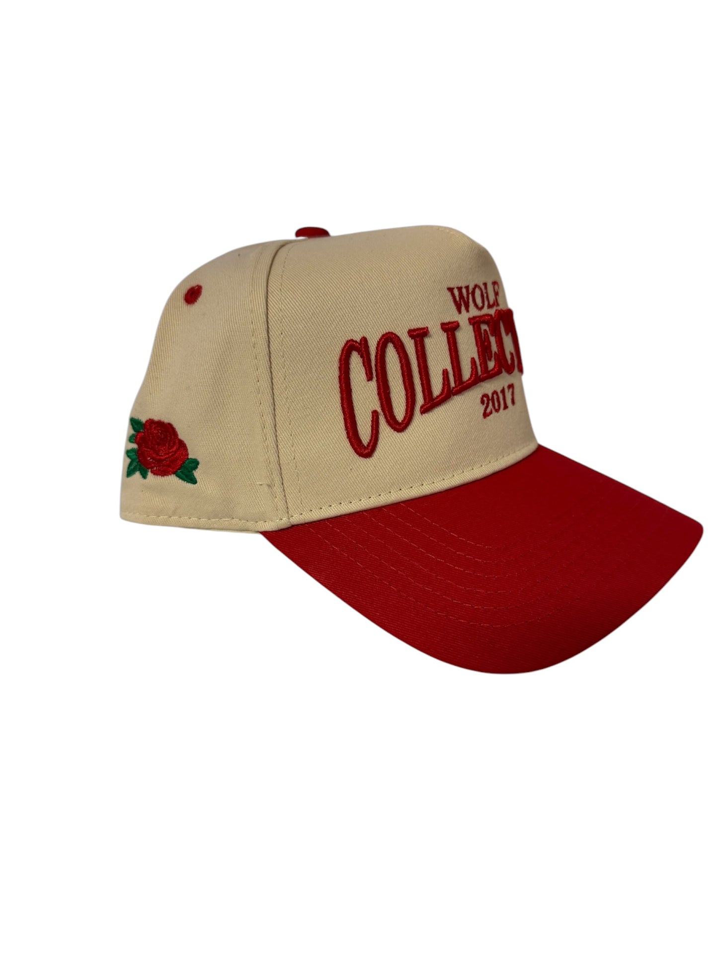 Wolf Collective "Collection" Snapback Cream/Red