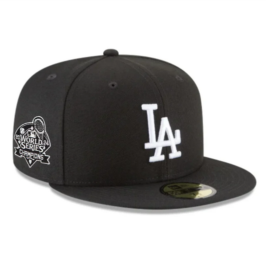 New Era Los Angeles Dodgers 59Fifty 2024 World Series Patch Black