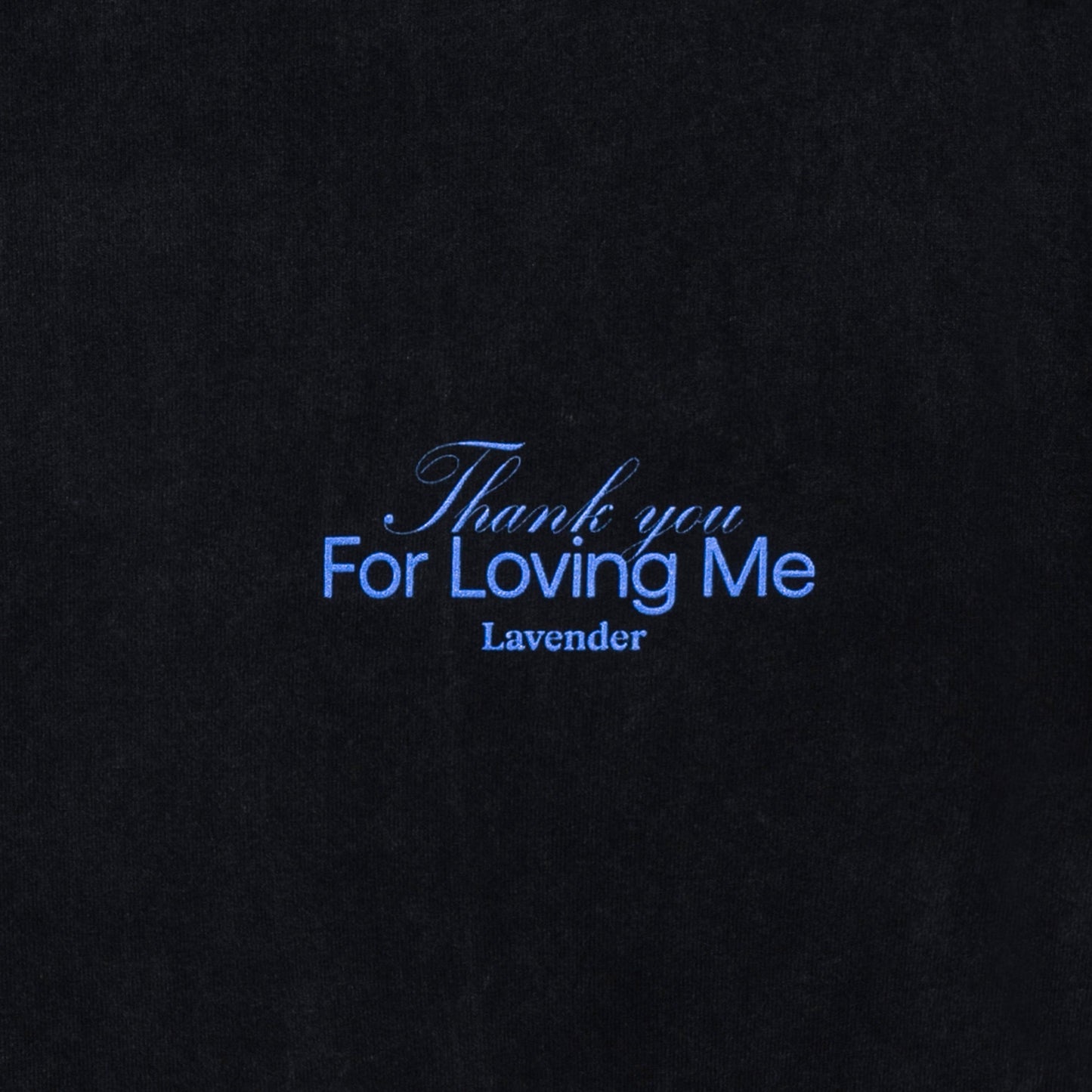 Lavender Loving Me T-Shirt Washed Black