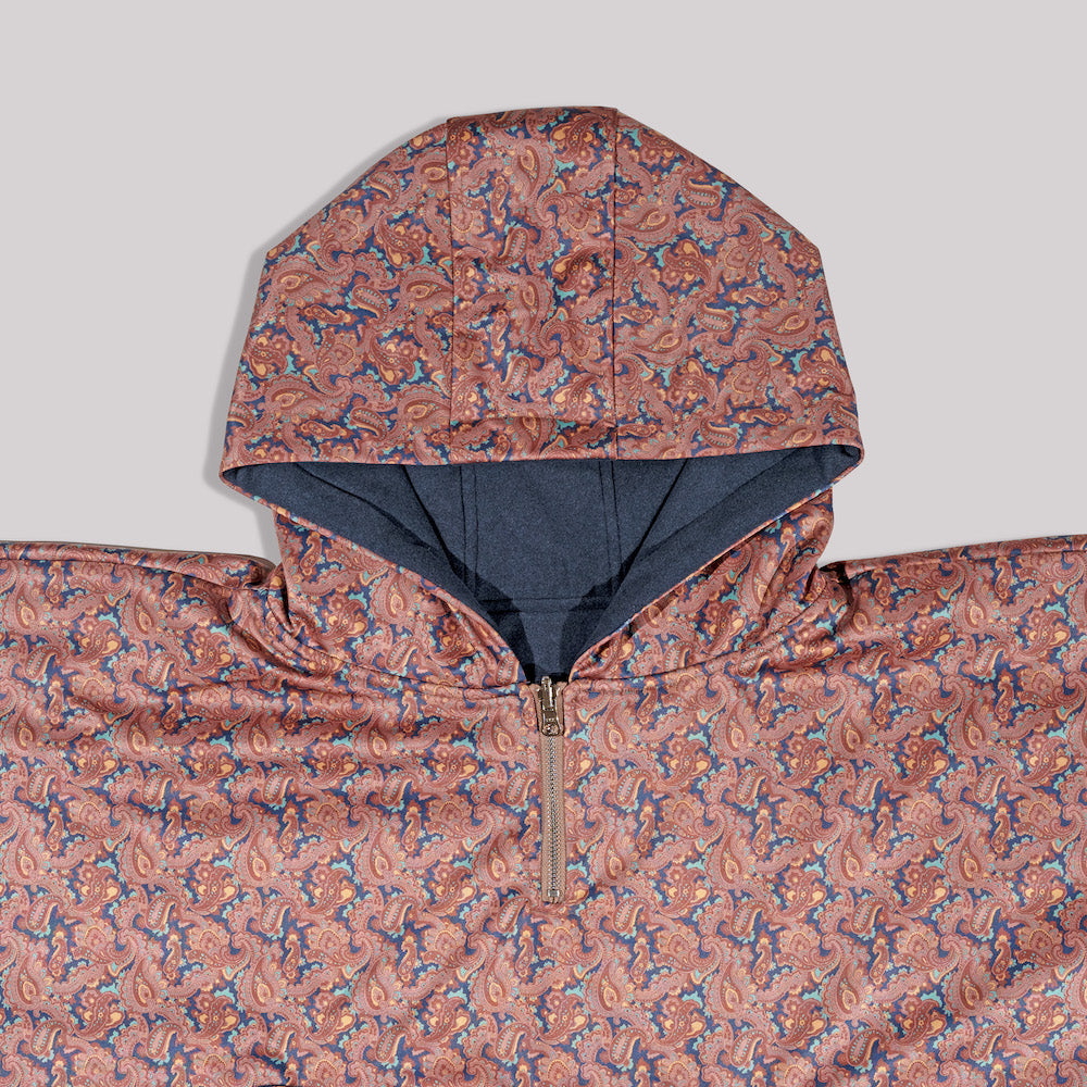 Sango Paisley Reversible Poncho