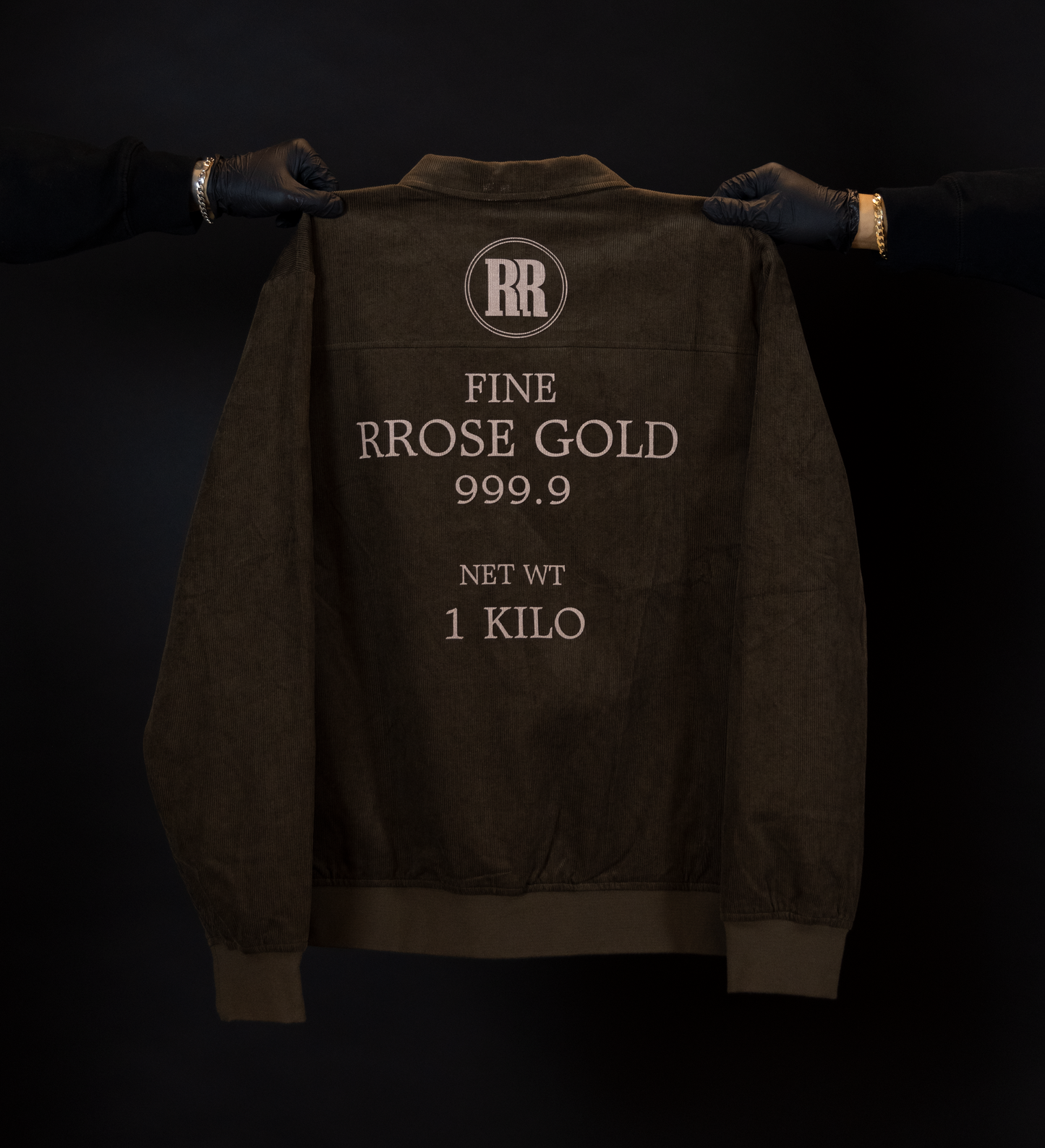 Rrose Rose Gold Corduroy Jacket Brown