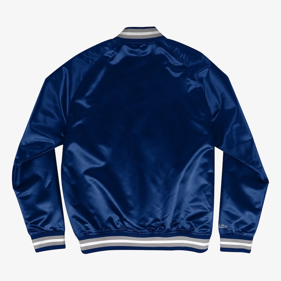 Mitchell & Ness Dallas Cowboys Lightweight Satin Jacket Navy