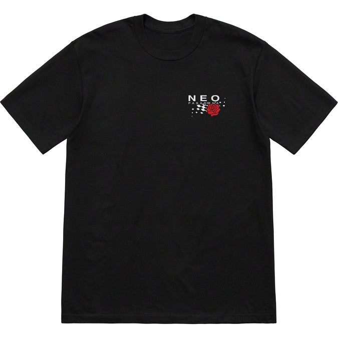 FRNDS+FLWRS Neo Roman Numerals T-Shirt Black