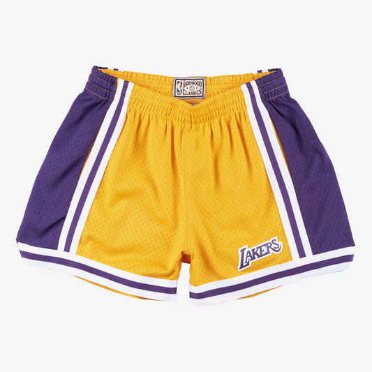 Mitchell & Ness Los Angeles Lakers Women's Jump Shot Shorts Gold