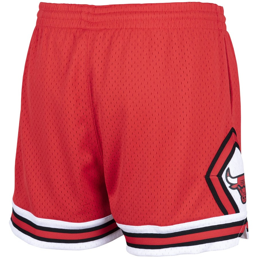 Mitchell & Ness Chicago Bulls Women's Jump Shot Shorts Red