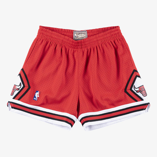 Mitchell & Ness Chicago Bulls Women's Jump Shot Shorts Red